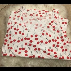 Loft cute cherry 🍒 print sleeveless top.